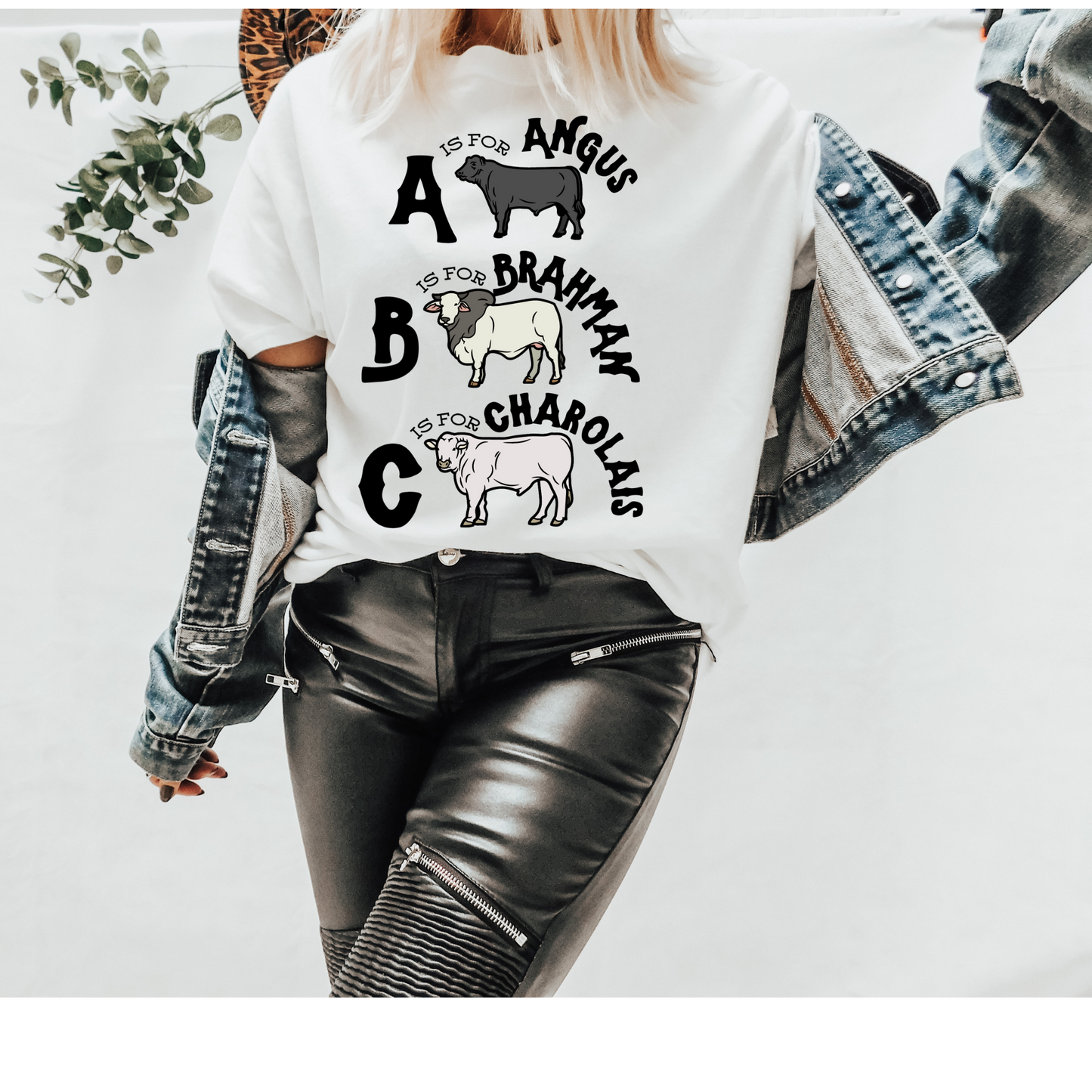 ABC Cow DTF Transfer