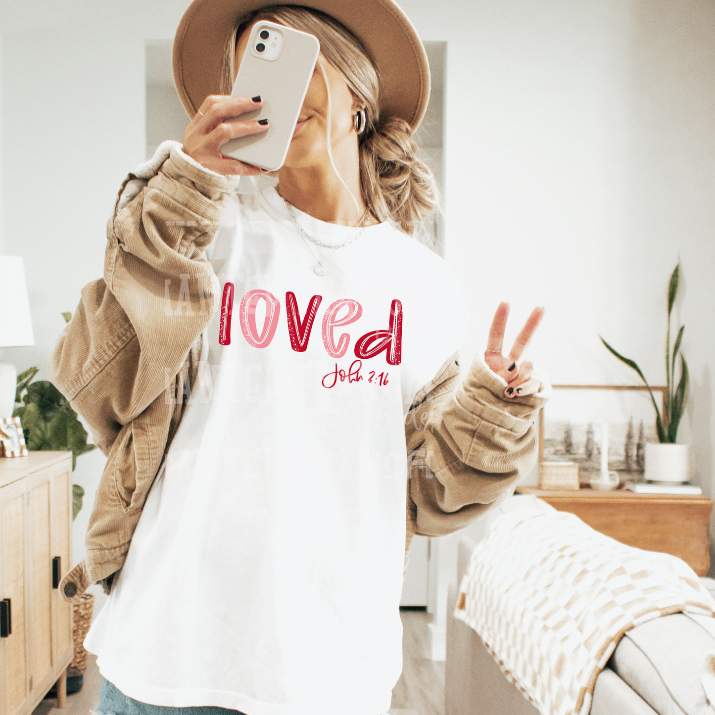 Loved John 3:16 Exclusive Sublimation Transfer