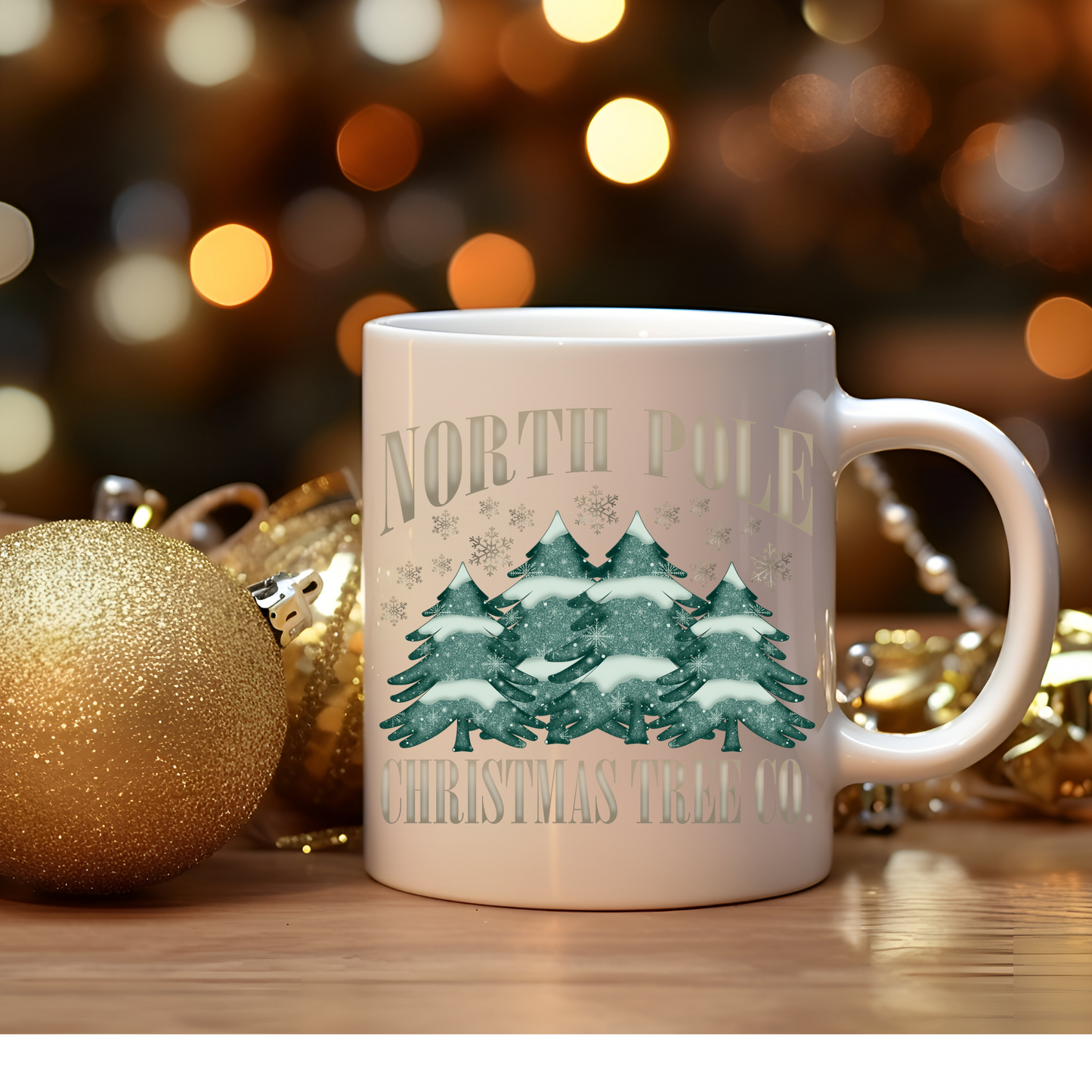 North Pole Christmas Tree Co. UV Decal Sticker