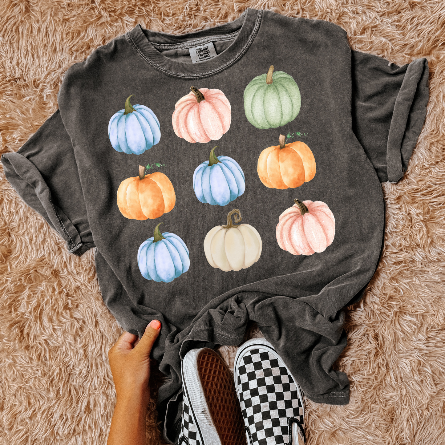 Fall Watercolor Pumpkin Variety DTF Transfer