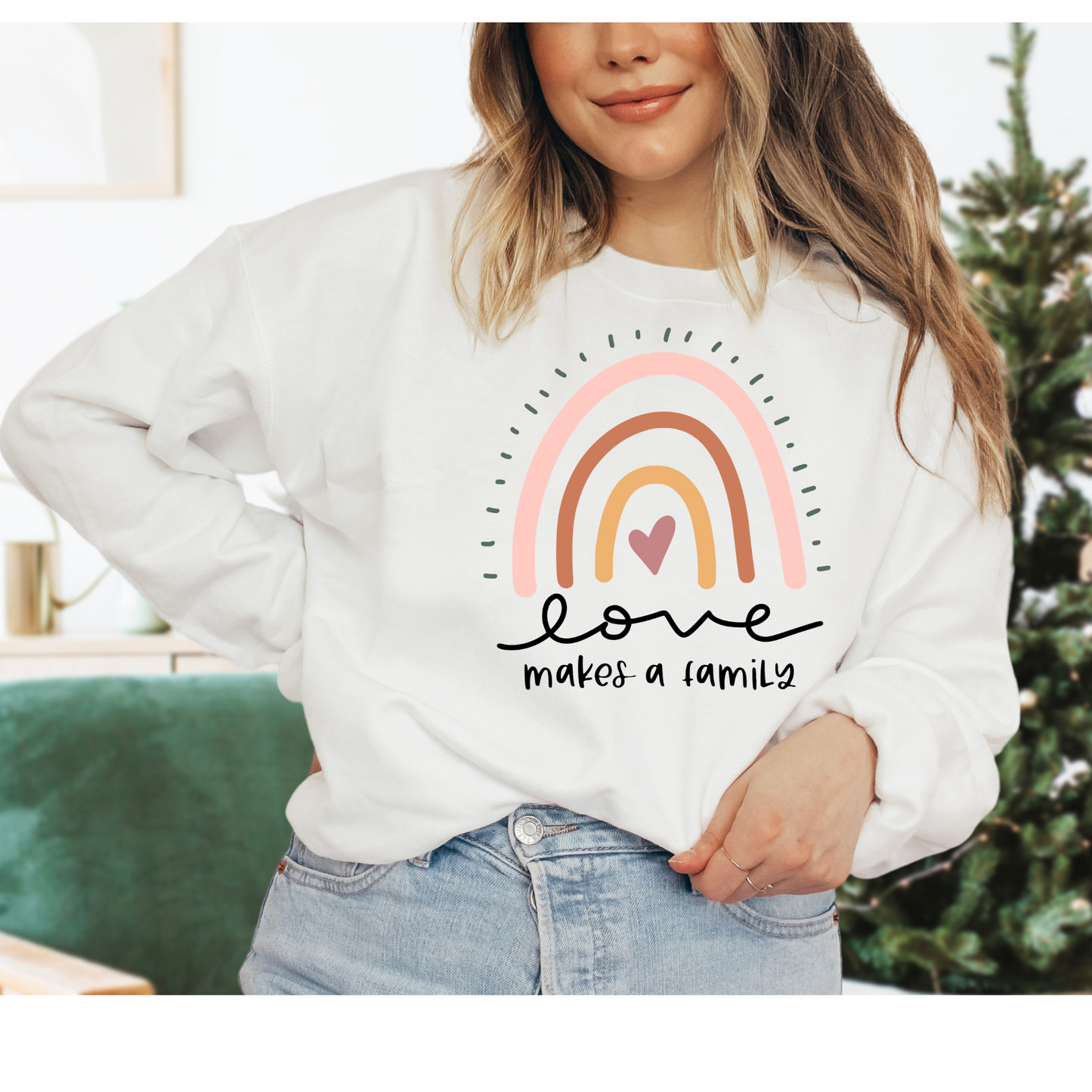 Love Makes a Family DTF Transfer