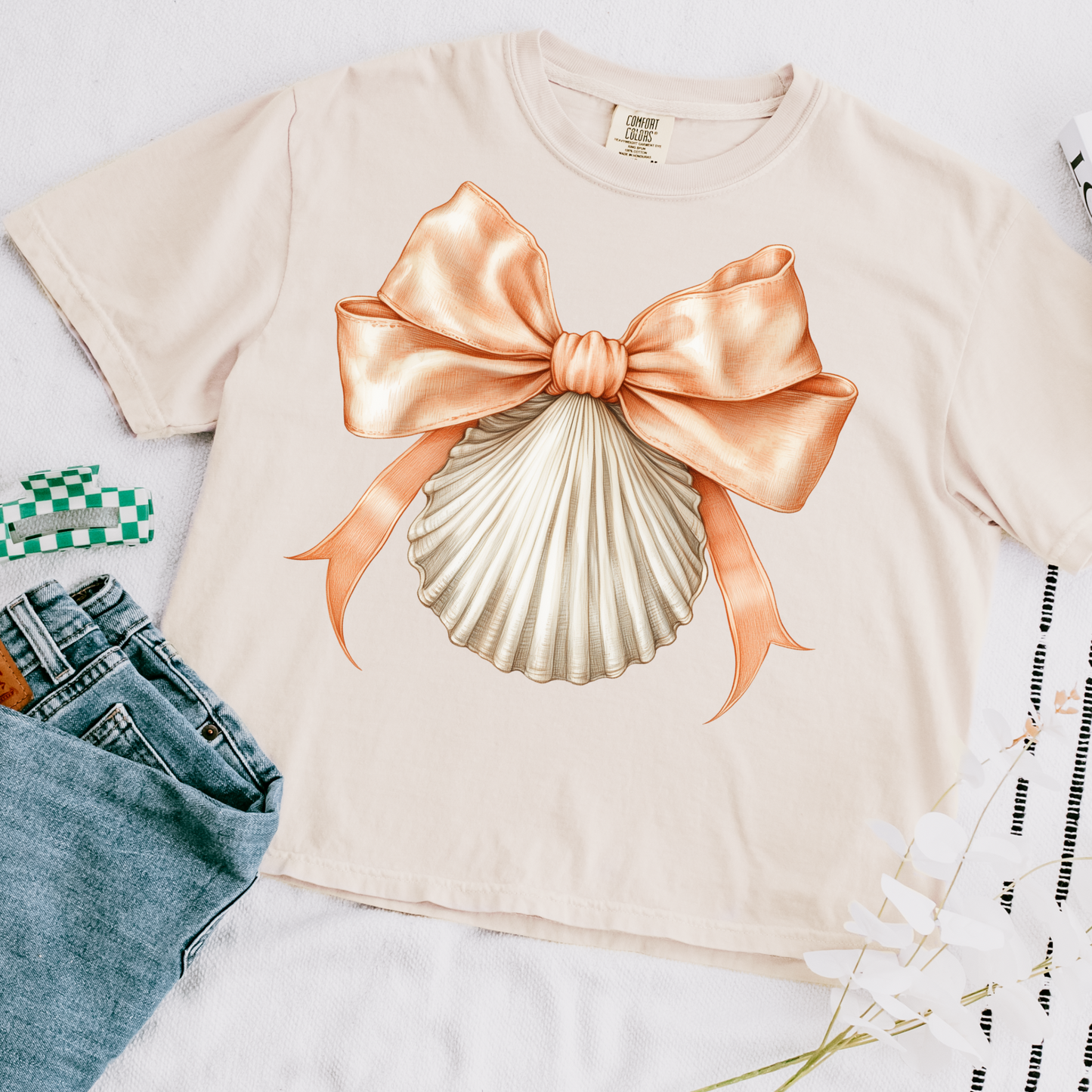 Seashell Coquette Summer DTF Transfer
