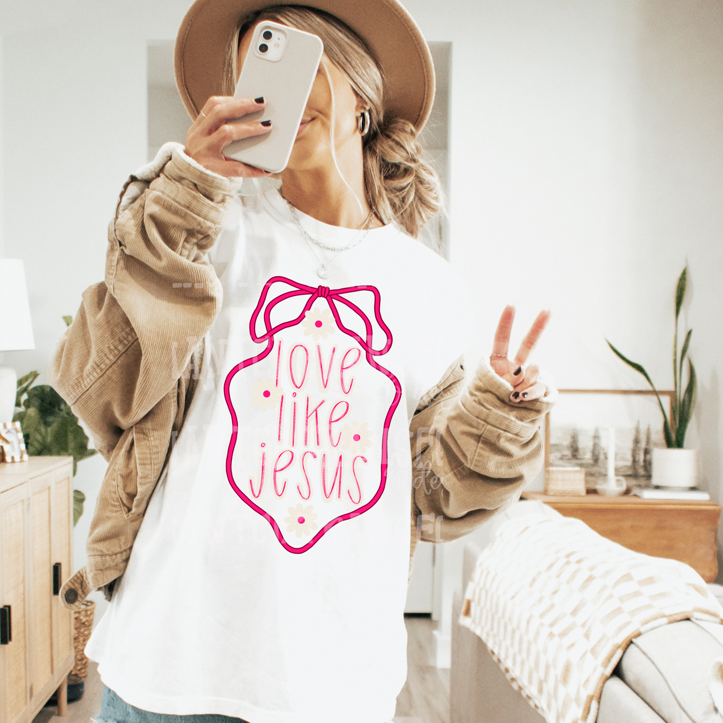 Love Like Jesus Preppy Exclusive Sublimation Transfer