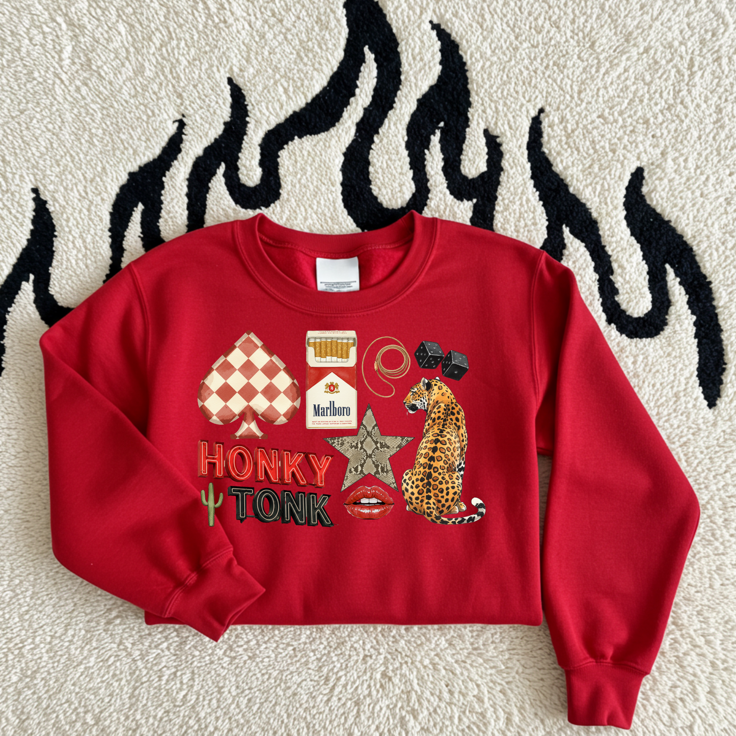 Honky Tonk Western Collage DTF Transfer