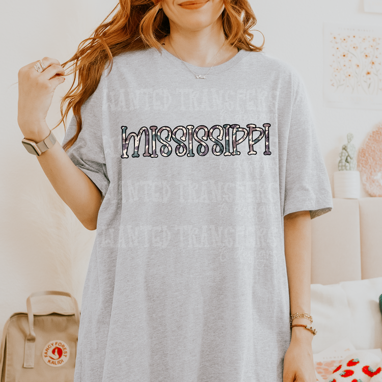 Camo Mississippi Exclusive Sublimation Transfer