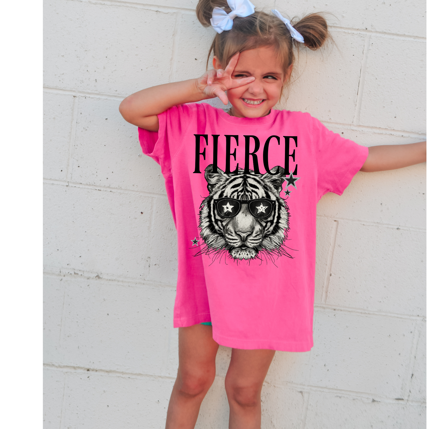 Fierce Tiger Retro/Edgy DTF Transfer