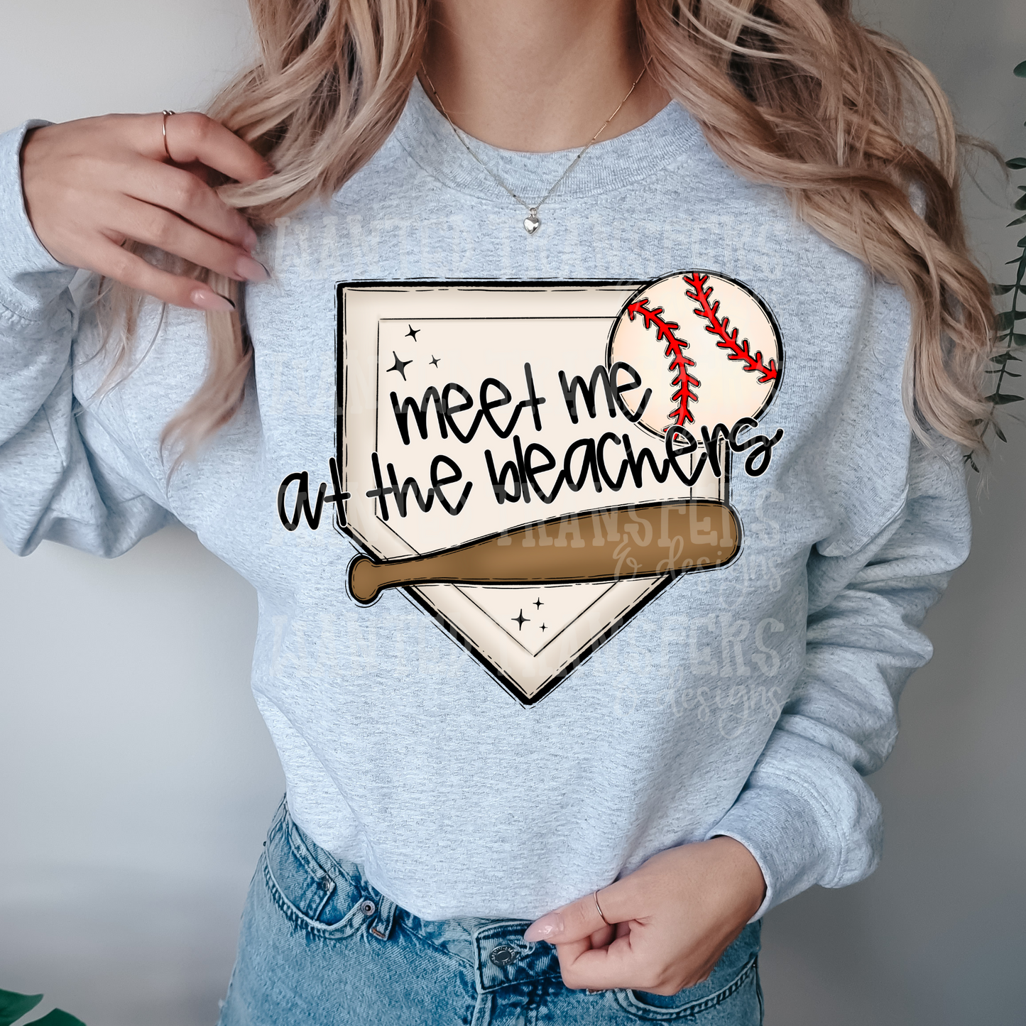 Meet Me at the Bleachers plate Exclusive Sublimation Transfer