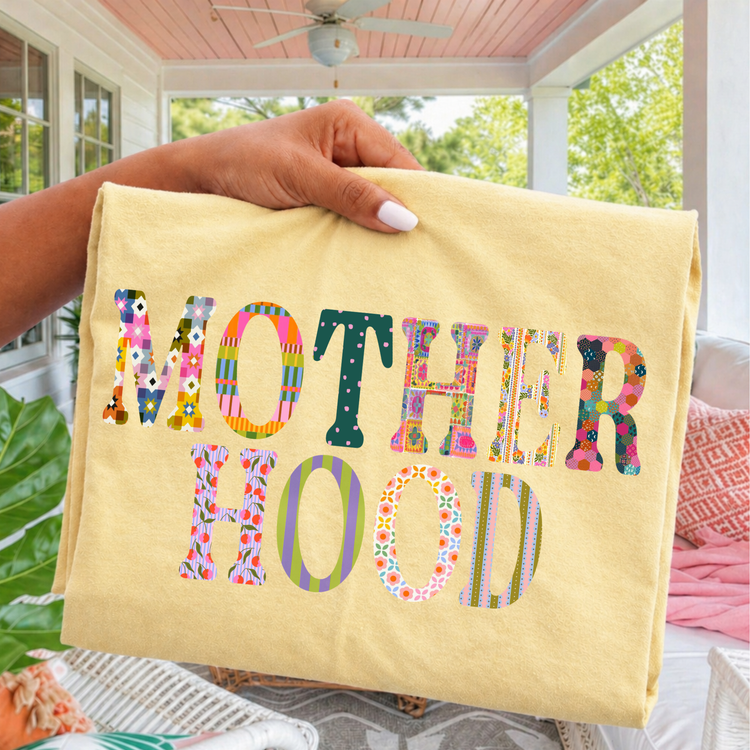 Quilted Patchwork Mama DTF Transfer