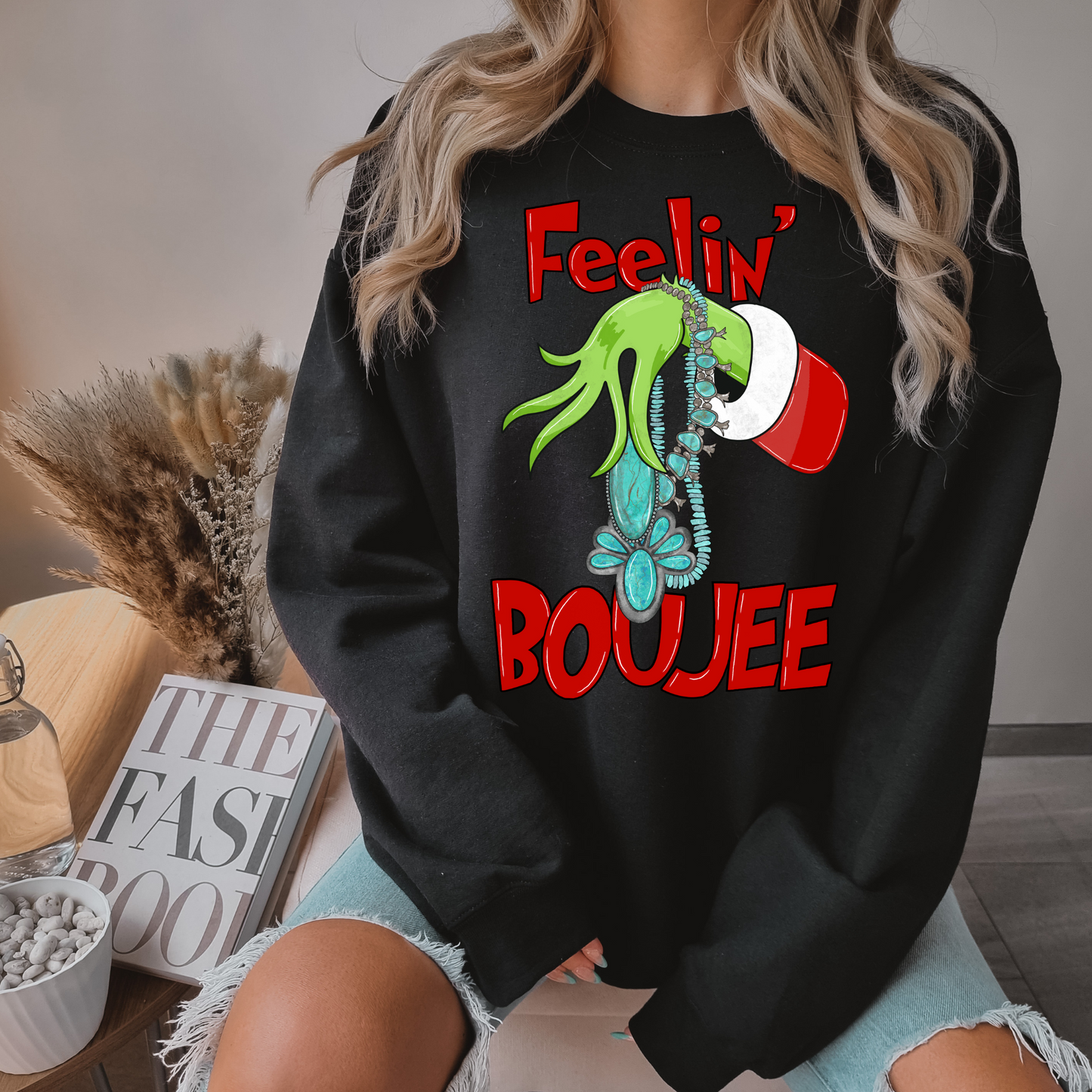 Feelin' Boujee Christmas DTF Transfer