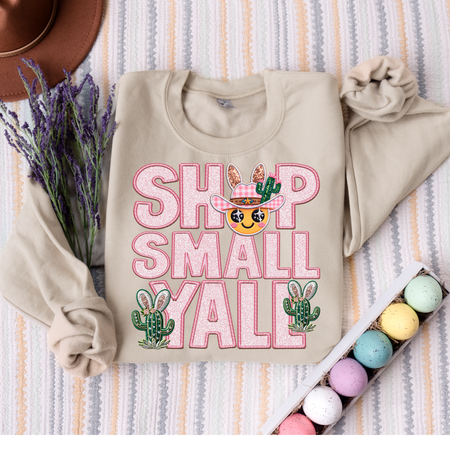 Shop Small Yall Easter DTF Transfer
