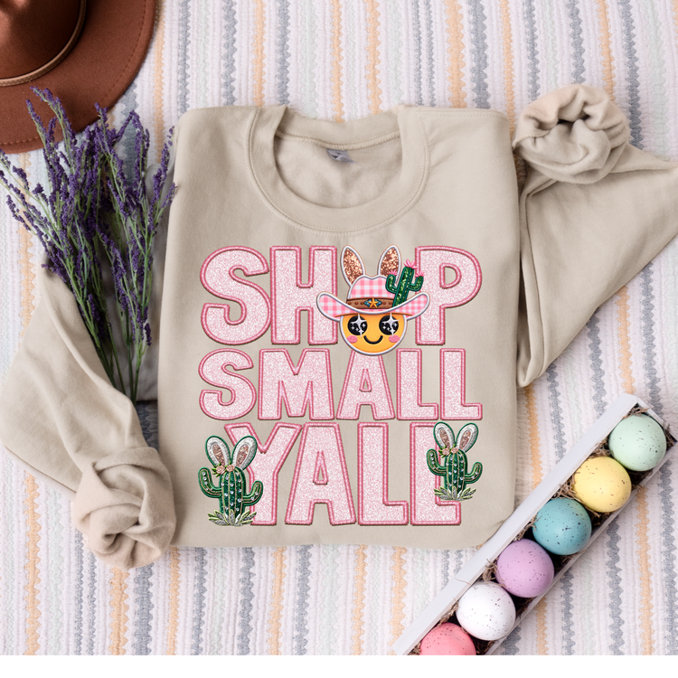 Shop Small Yall Easter DTF Transfer
