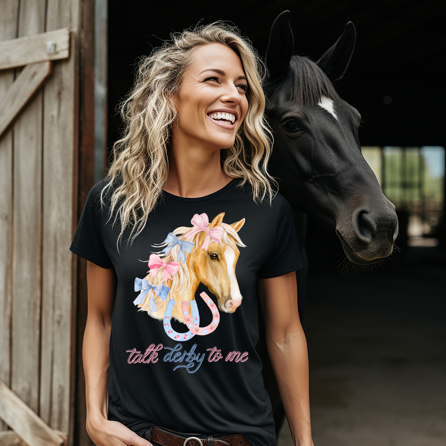 Talk Derby To Me Coquette DTF Transfer