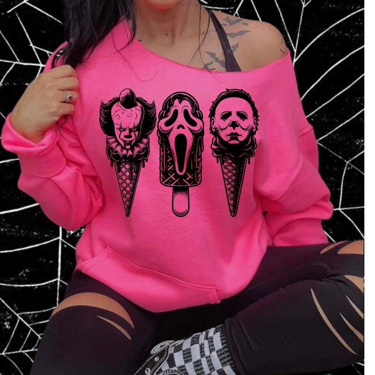 Horror Ice Cream DTF Transfer
