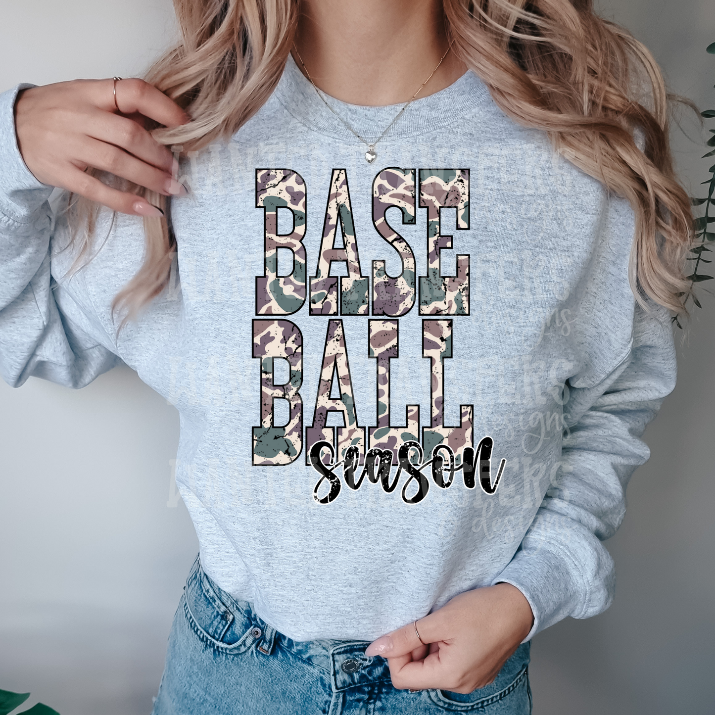 Baseball Season Camo Exclusive Sublimation Transfer