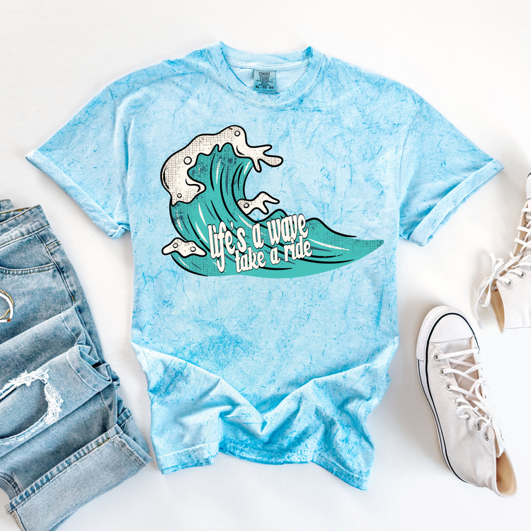 Life's a Wave, Take a Ride Summer PNG Digital Download