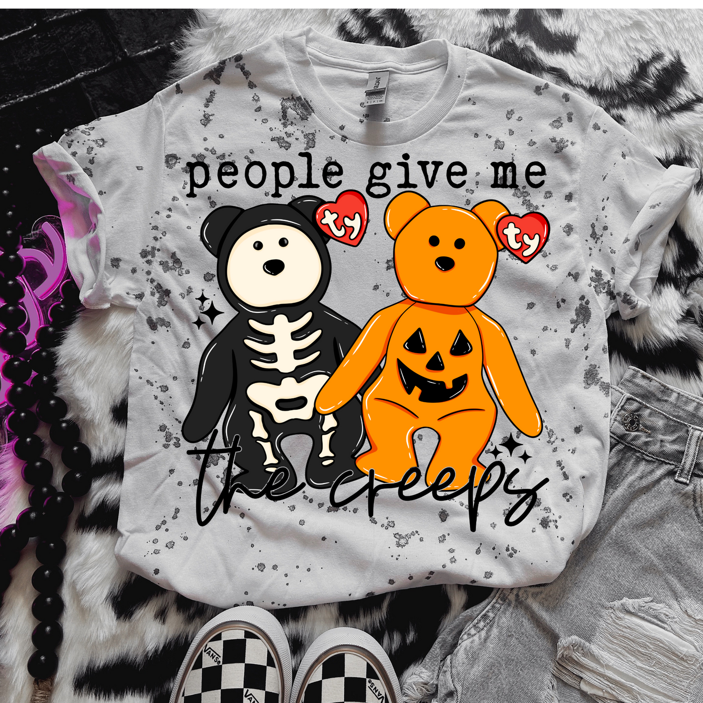 People Give me the Creeps DTF Transfer