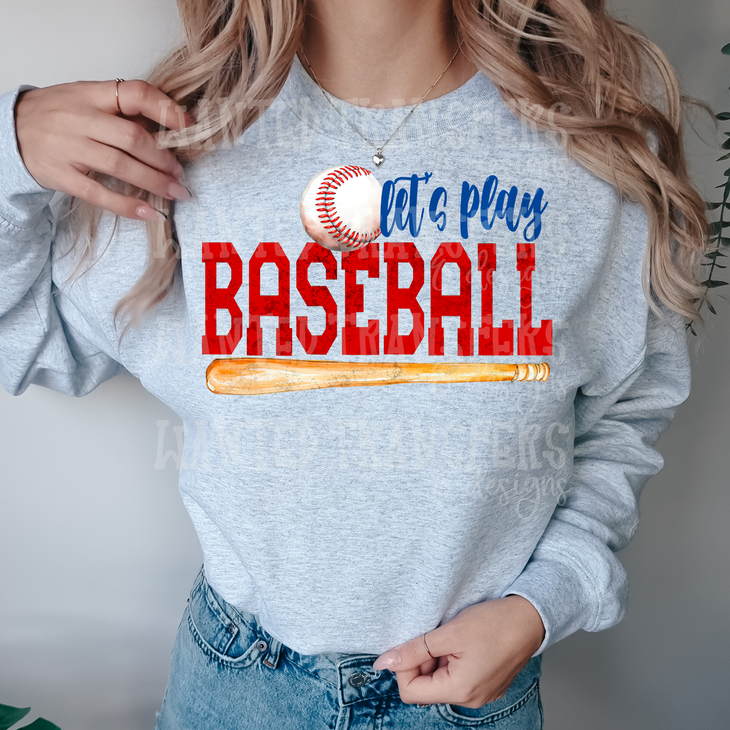 Let's Play Baseball Exclusive Sublimation Transfer