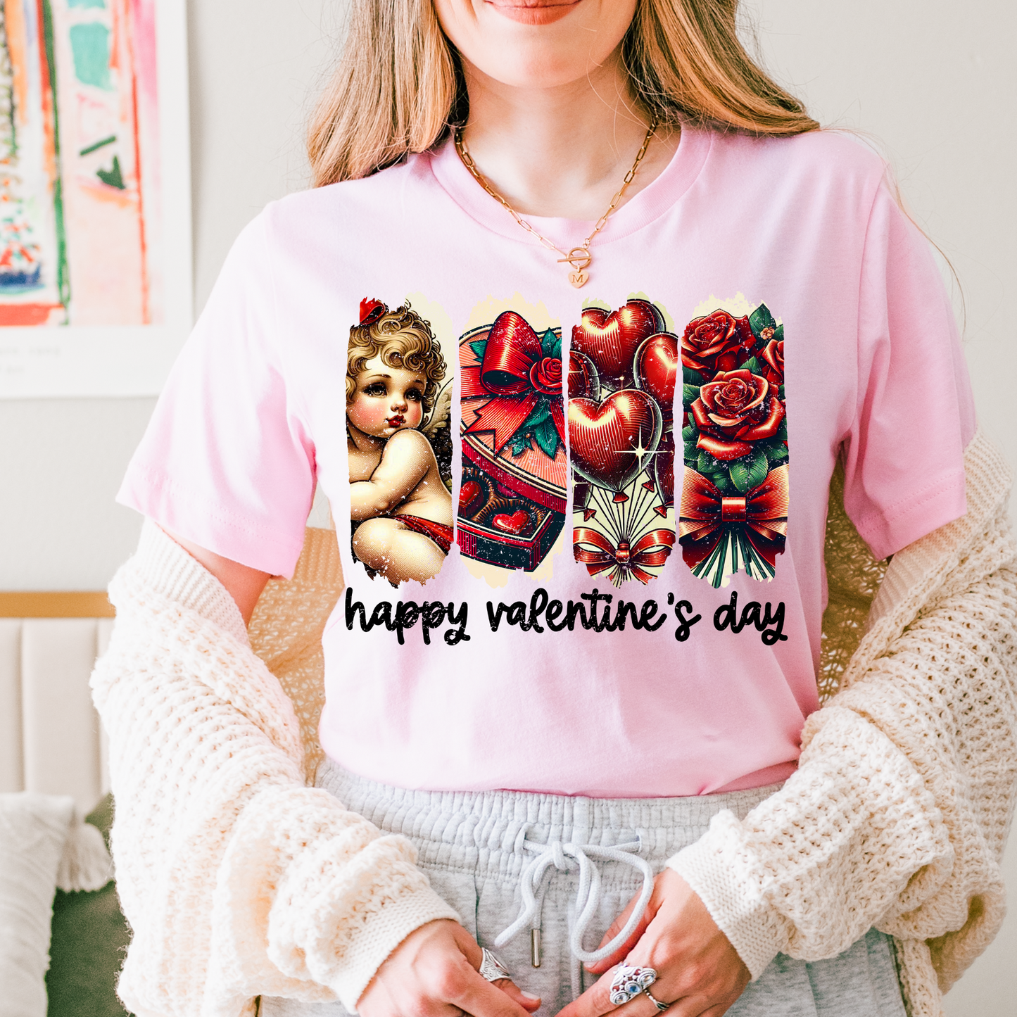 Happy Valentine's Day Mashup DTF Transfer