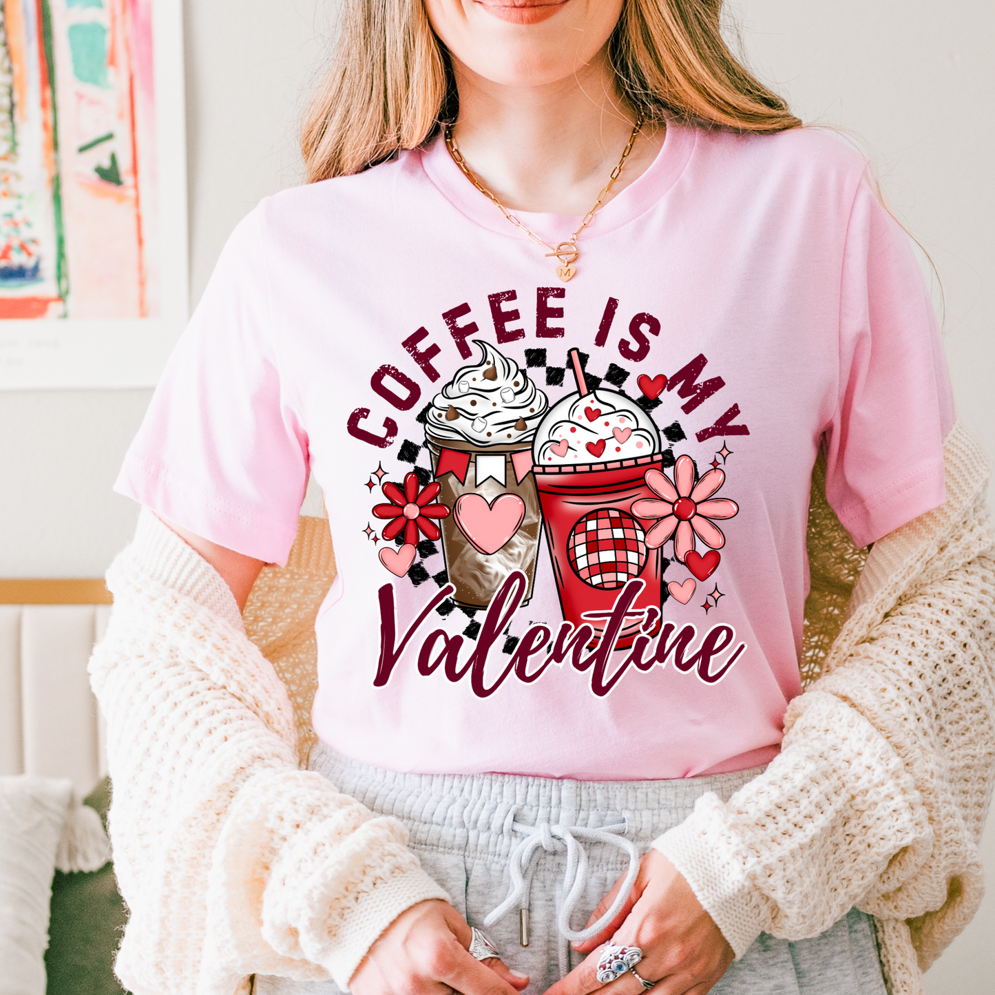 Coffee is my Valentine's 2 DTF Transfer