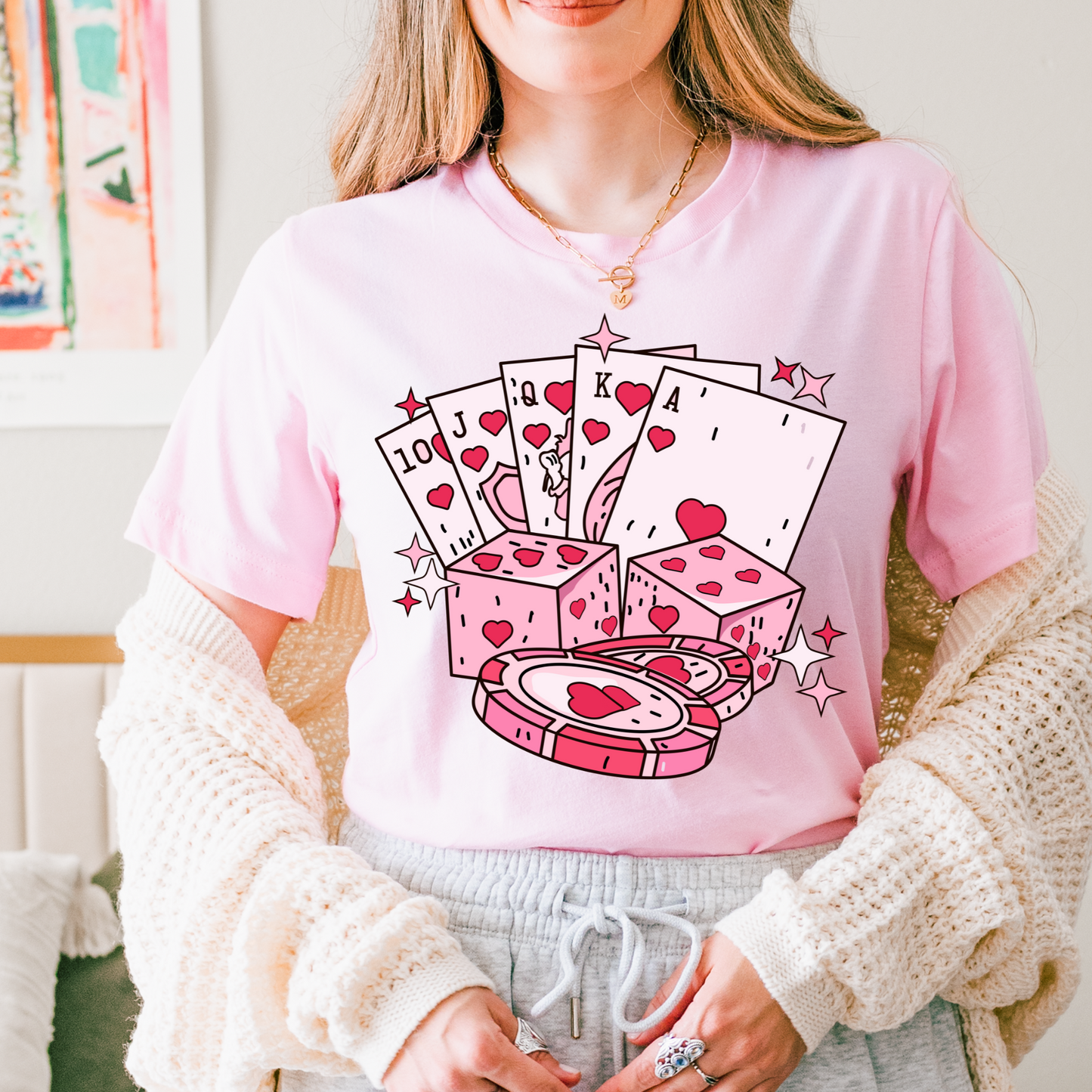 Casino Valentine's DTF Transfer