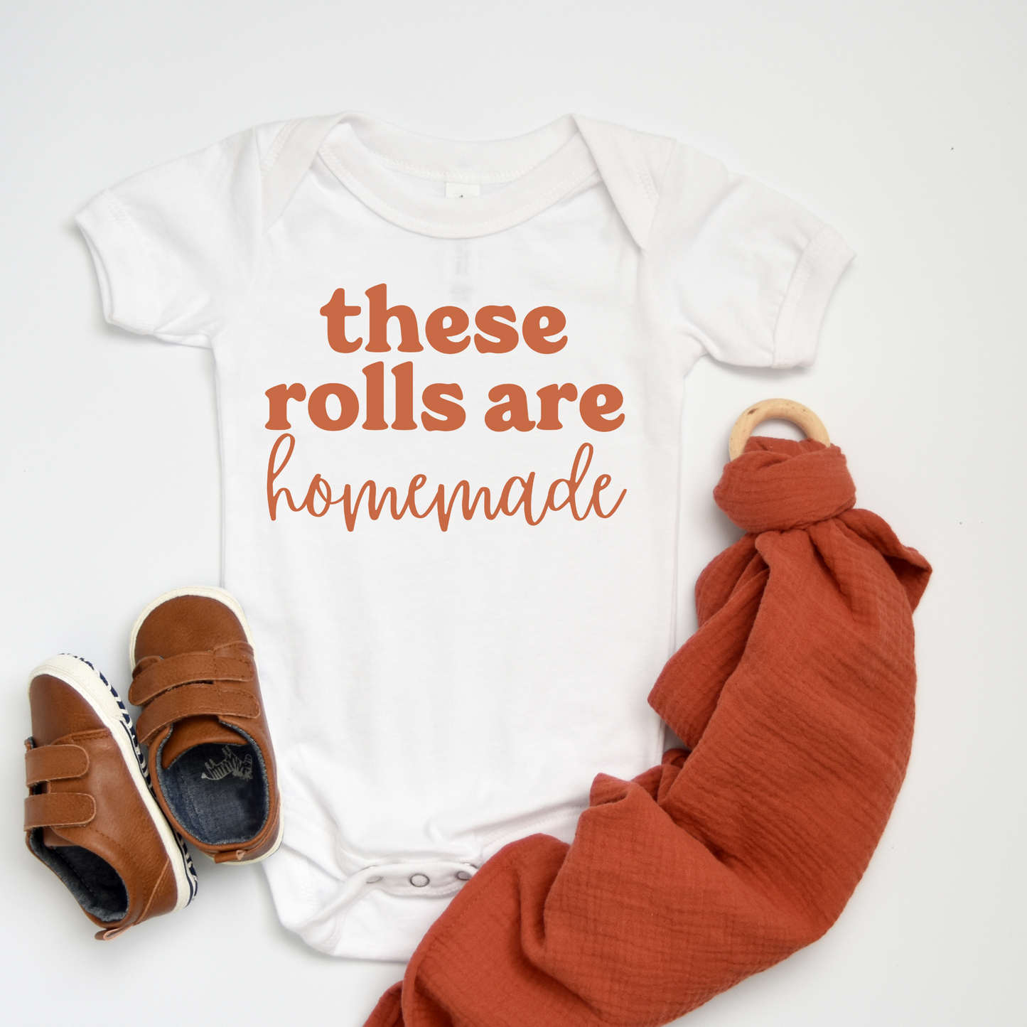 My Rolls are Homemade Orange Thanksgiving DTF Transfer