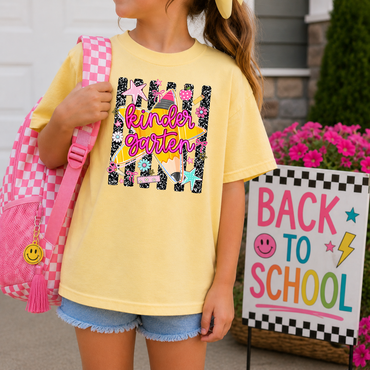 Kindergarten Notebook Back to School DTF Transfer