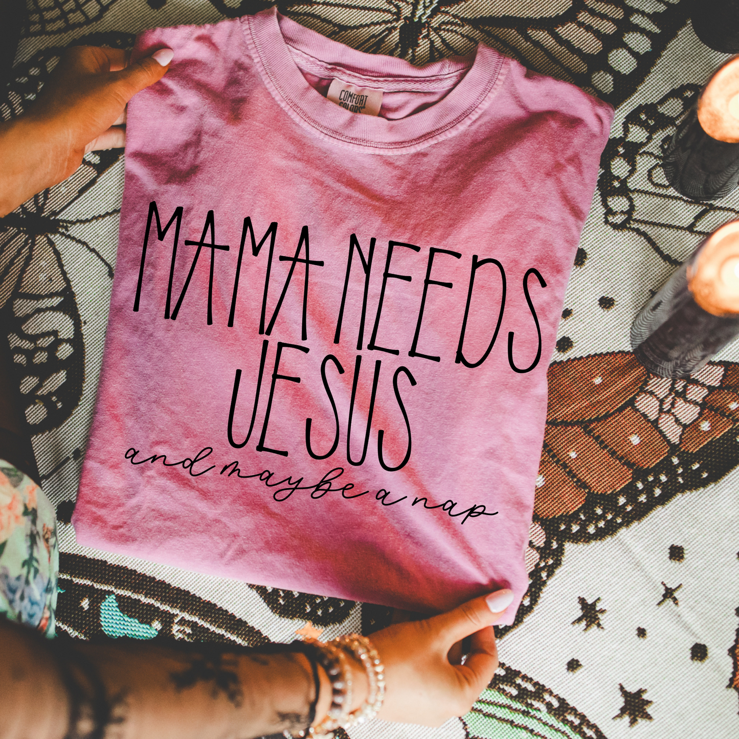 Mama Needs Jesus DTF Transfer