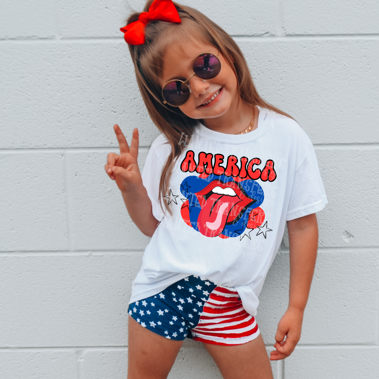 America Mouth Exclusive Sublimation Transfer
