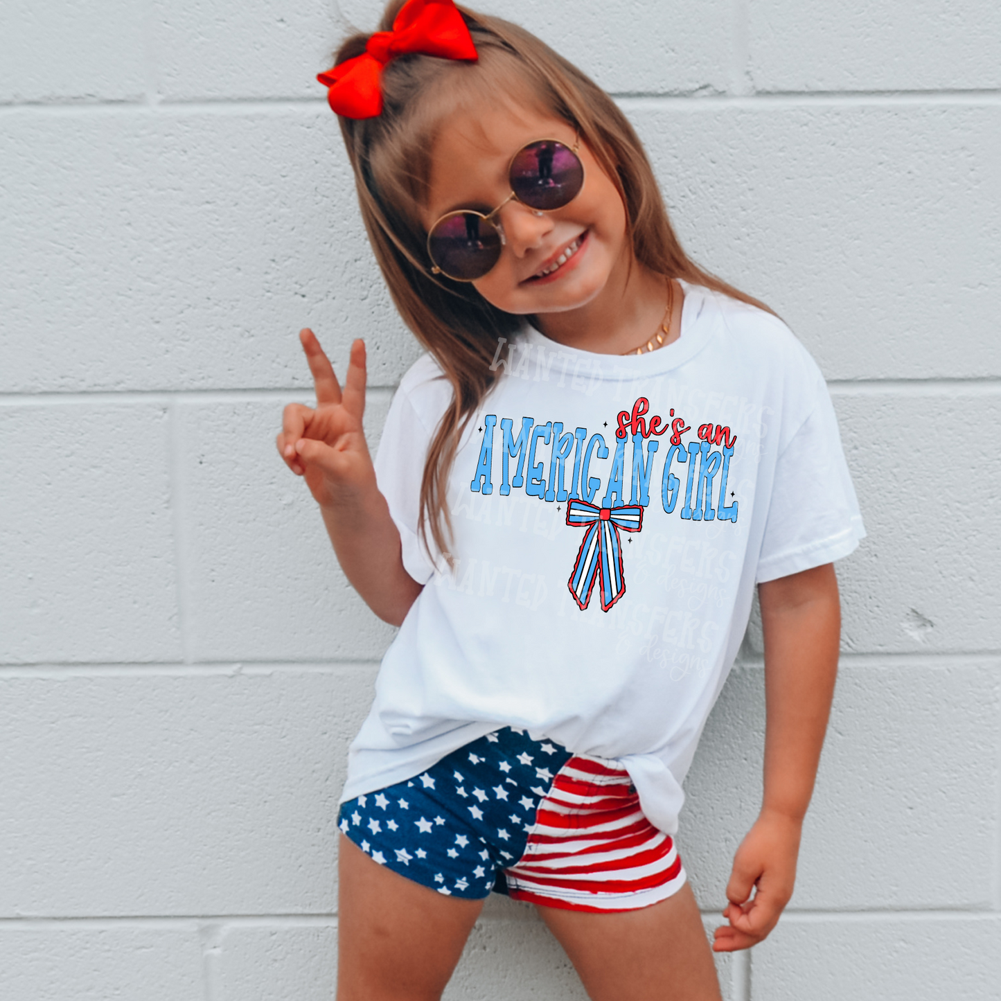 She's American Girl Preppy Exclusive Sublimation Transfer