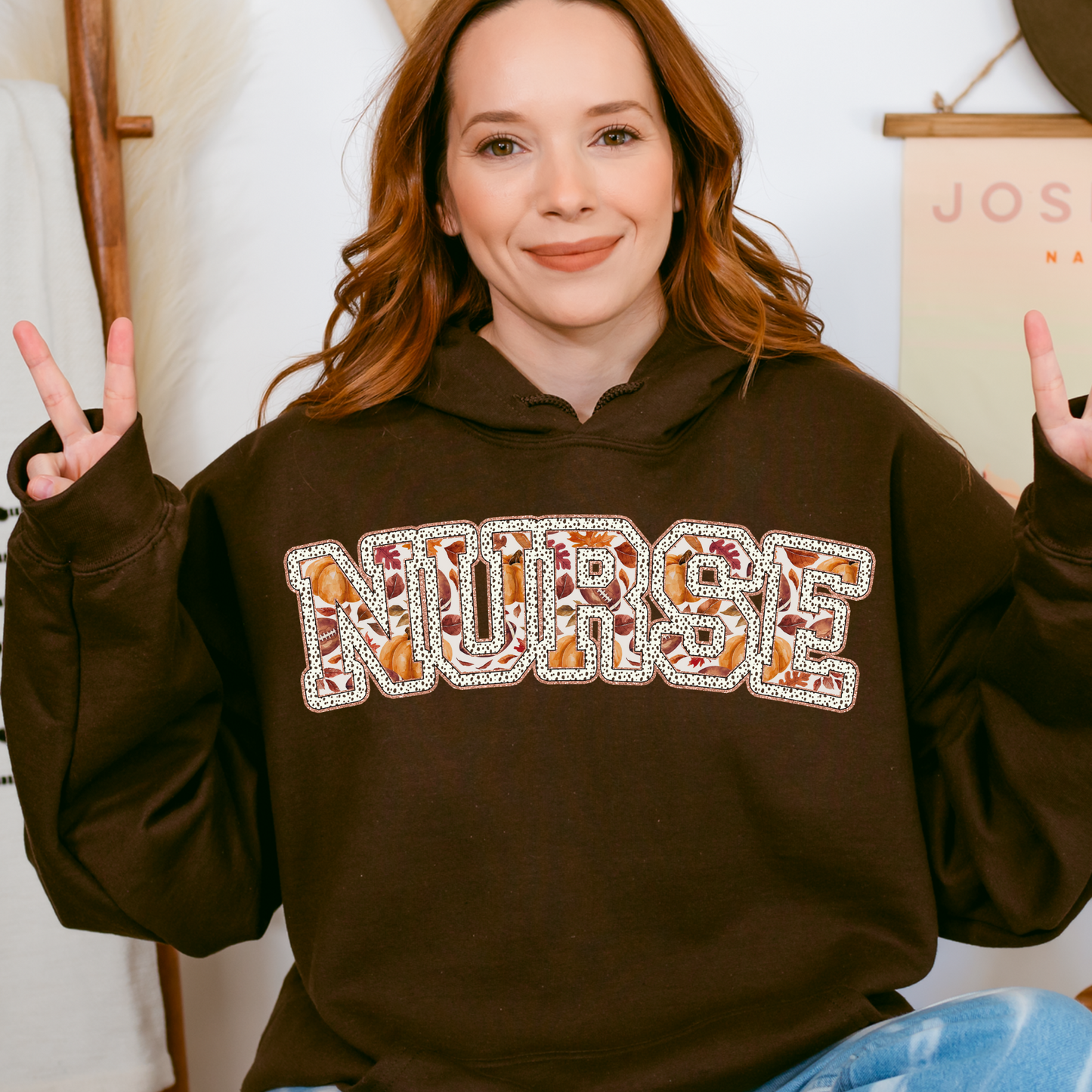 Football Nurse Pattern DTF Transfer