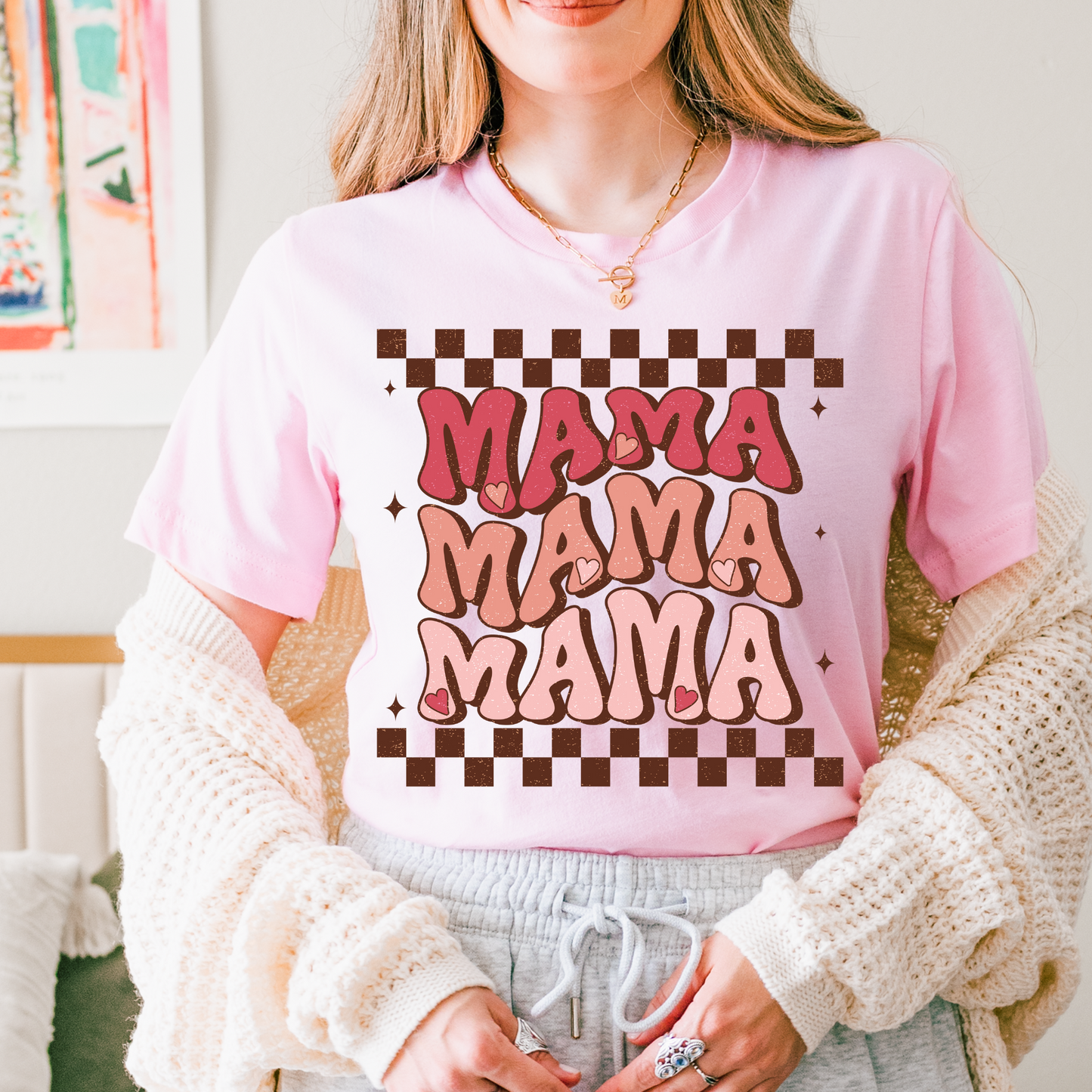 Retro Mama Valentine's DTF Transfer