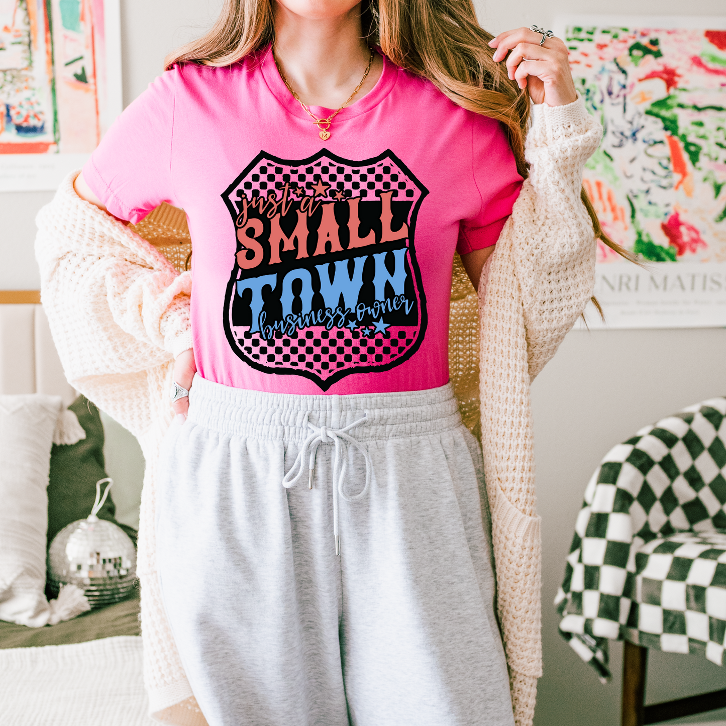 Just a Small Town Business Owner DTF Transfer