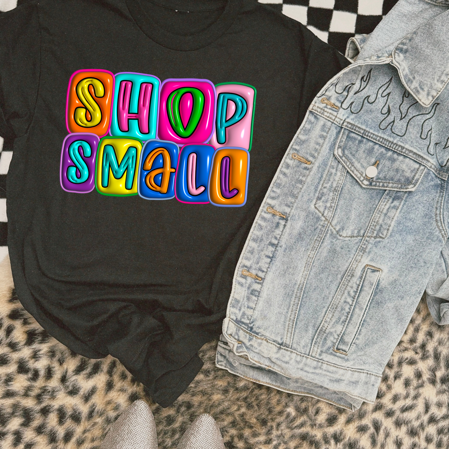 Neon Inflated Shop Small DTF Transfer
