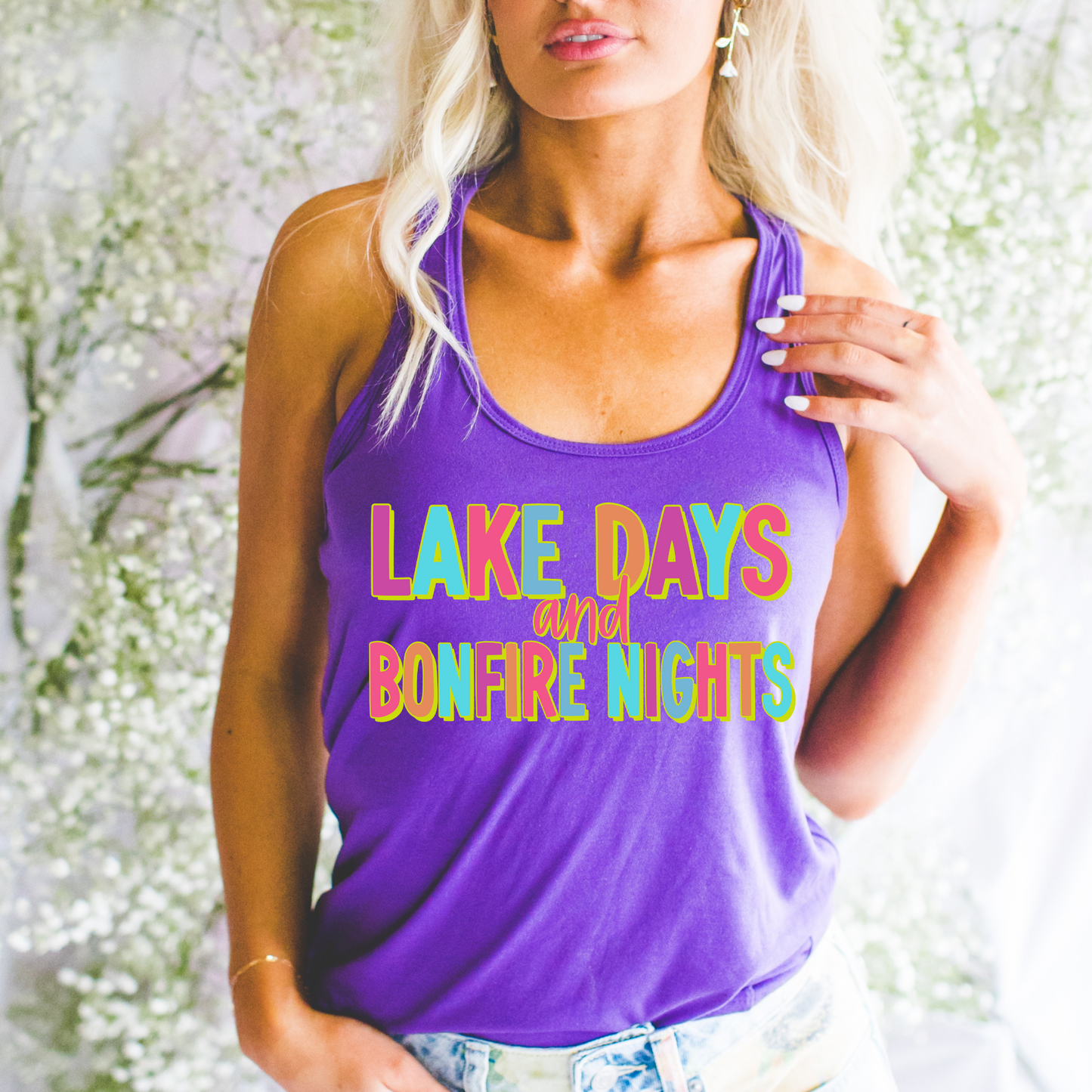 Lake Days & Bonfire Nights Summer DTF Transfer