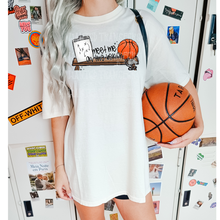 Meet Me on the Bench Basketball Exclusive Sublimation Transfer