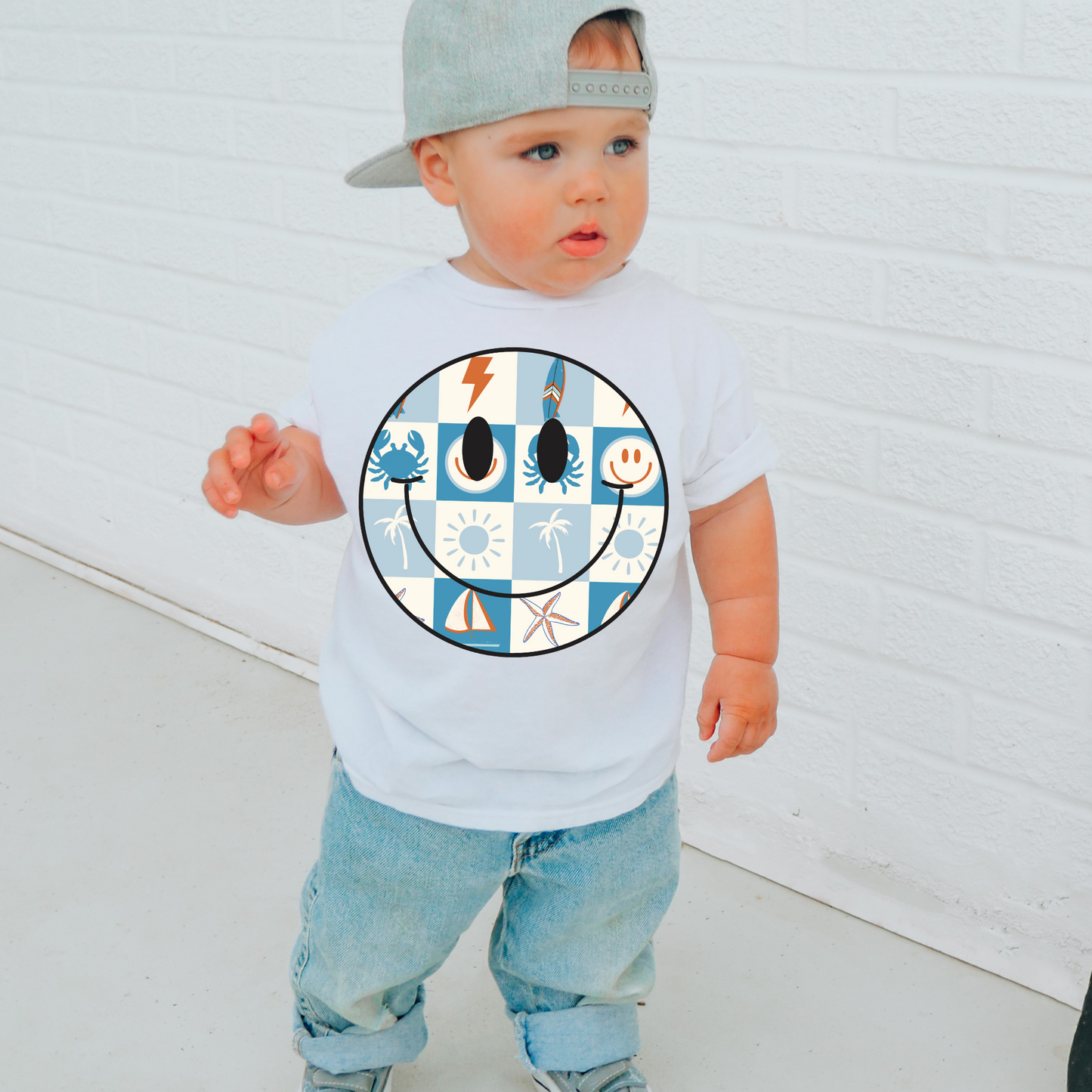 Summer Crab Happiness DTF Transfer