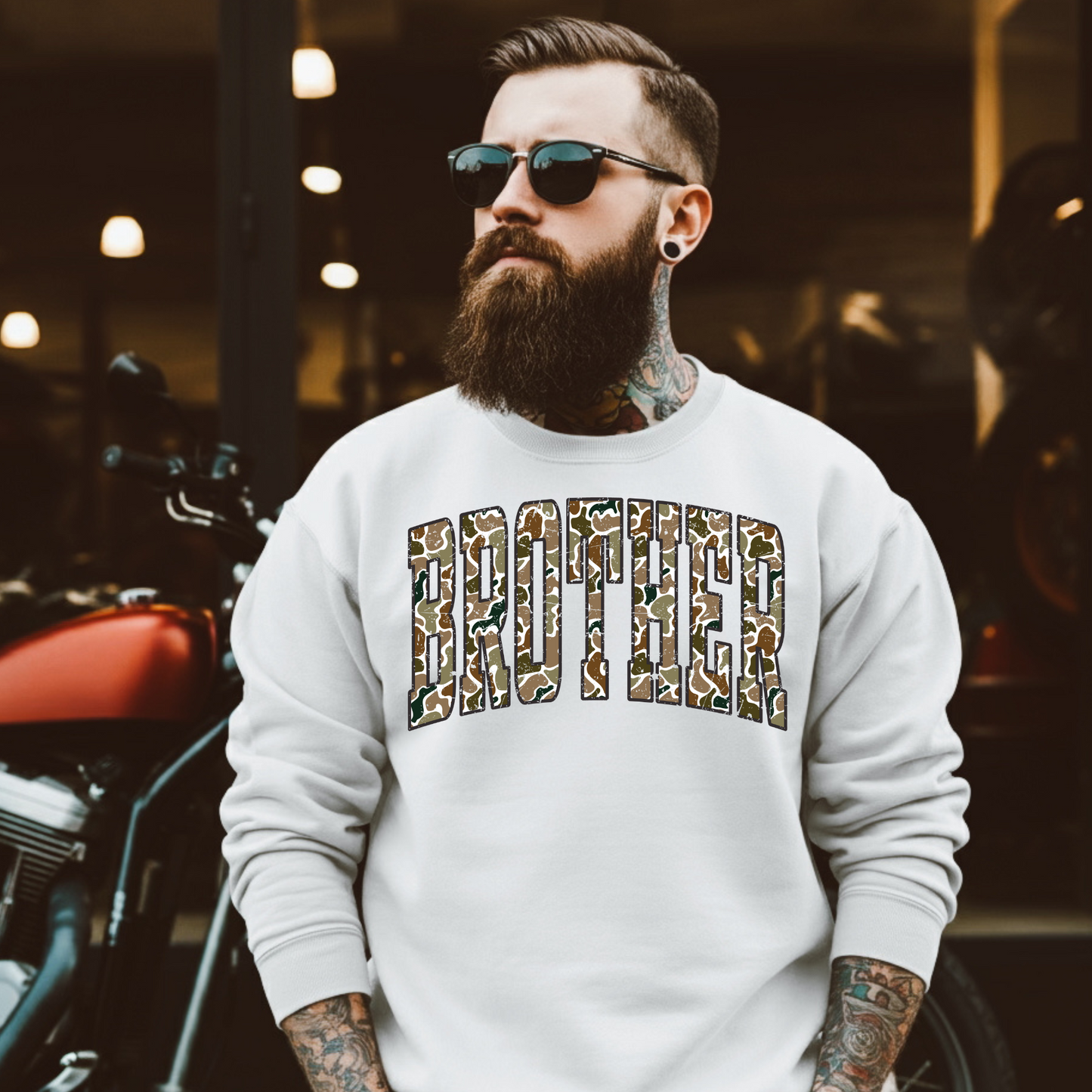 Camo Brother DTF Transfer