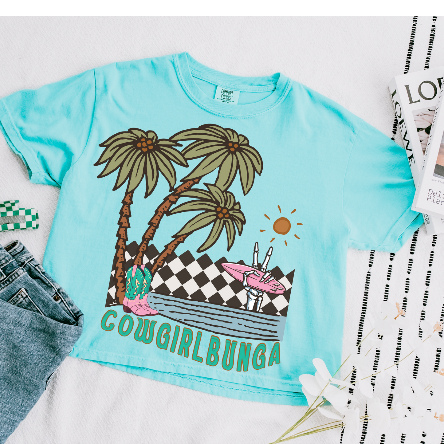 Cowgirl Bunga Western Summer DTF Transfer