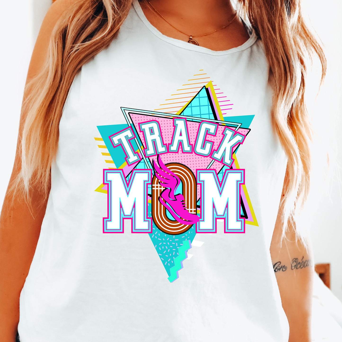 Track Mom Drip Trend DTF Transfer