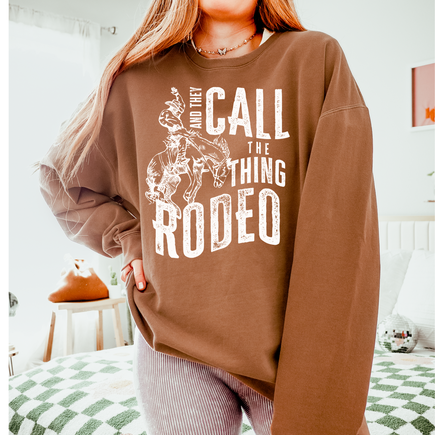 They Call the Thing Rodeo Western DTF Transfer