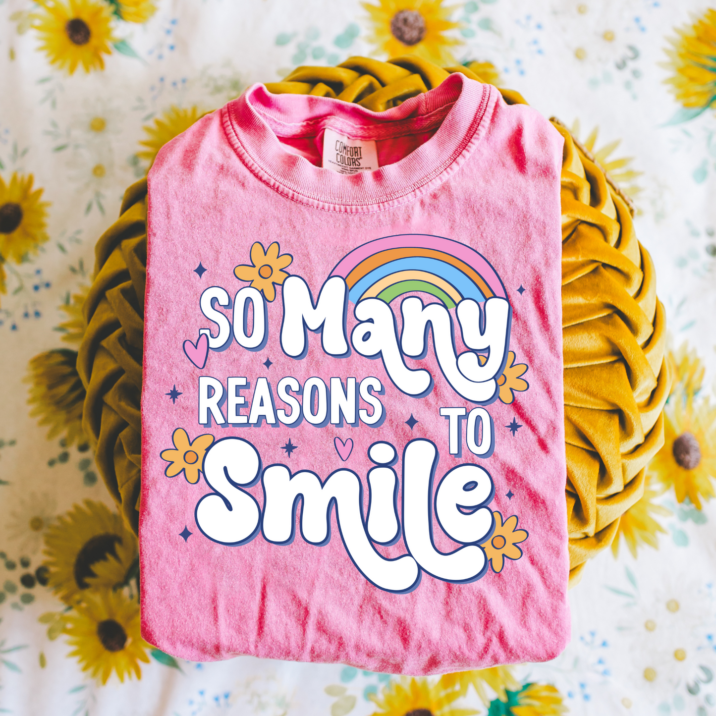 So Many Reason to Smile Trendy Mental Health DTF Transfer