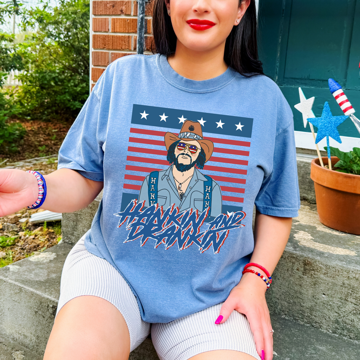 Hankin' & Drankin' July 4th DTF Transfer