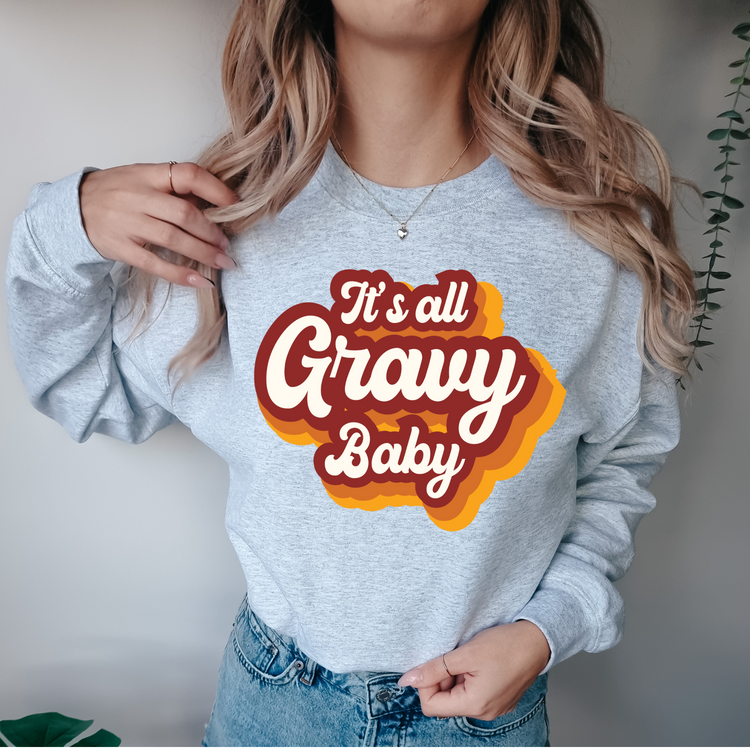 It's All Gravy Baby DTF Transfer