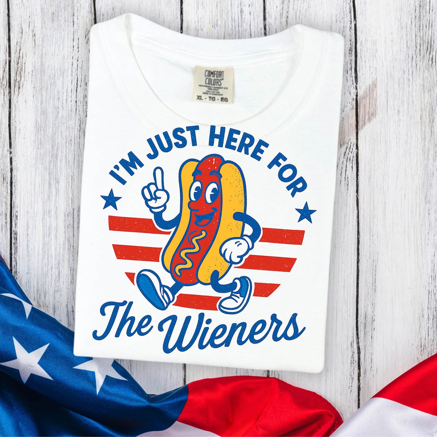 Here for the Weiners Retro V2 4th of July DTF Transfer