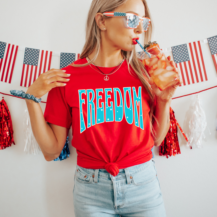Freedom Stars DTF Transfer