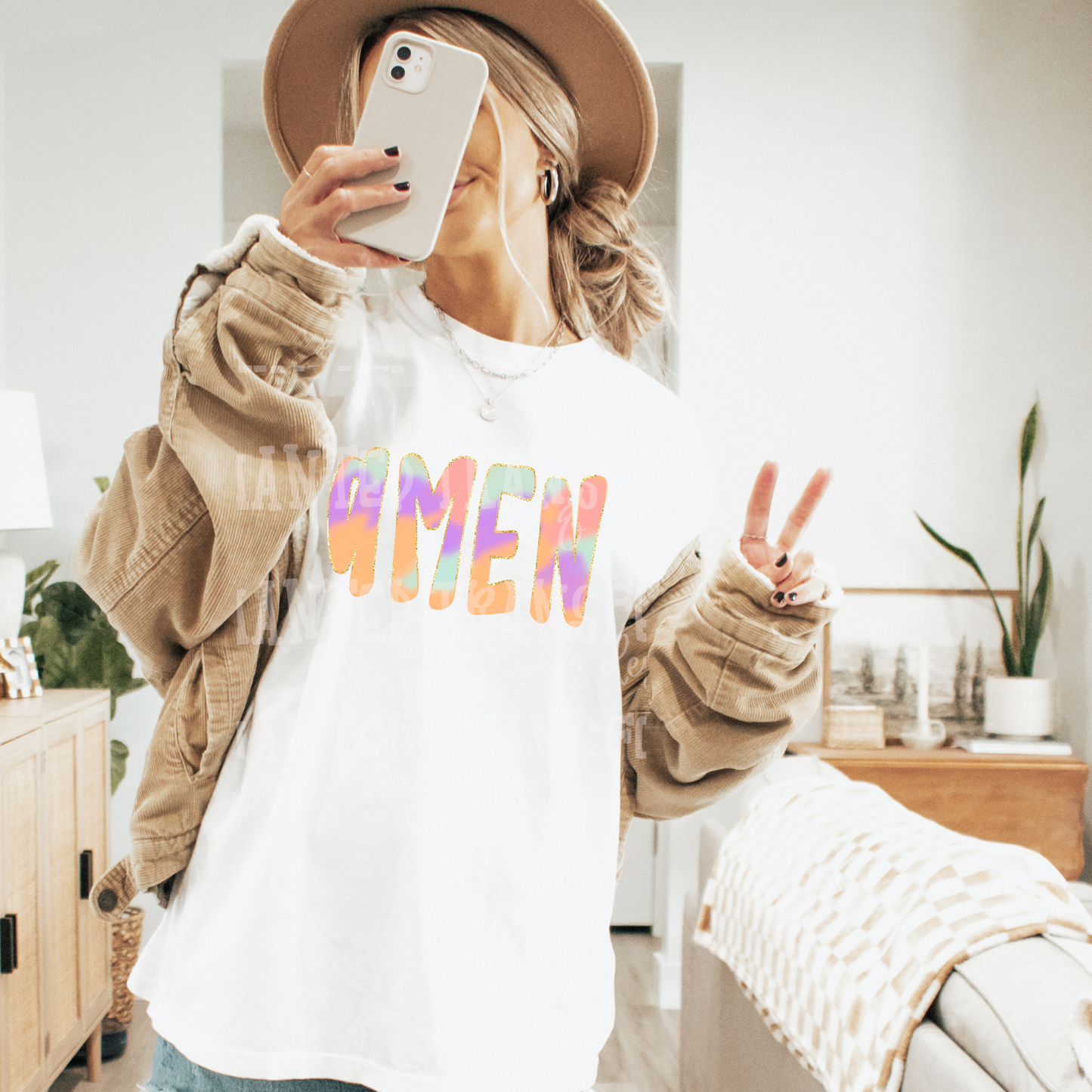 Amen Watercolor Exclusive Sublimation Transfer