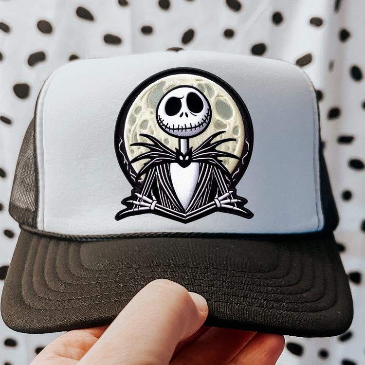 Nightmare Faux Embroidery DTF Transfer for Hat (NOT A PATCH)