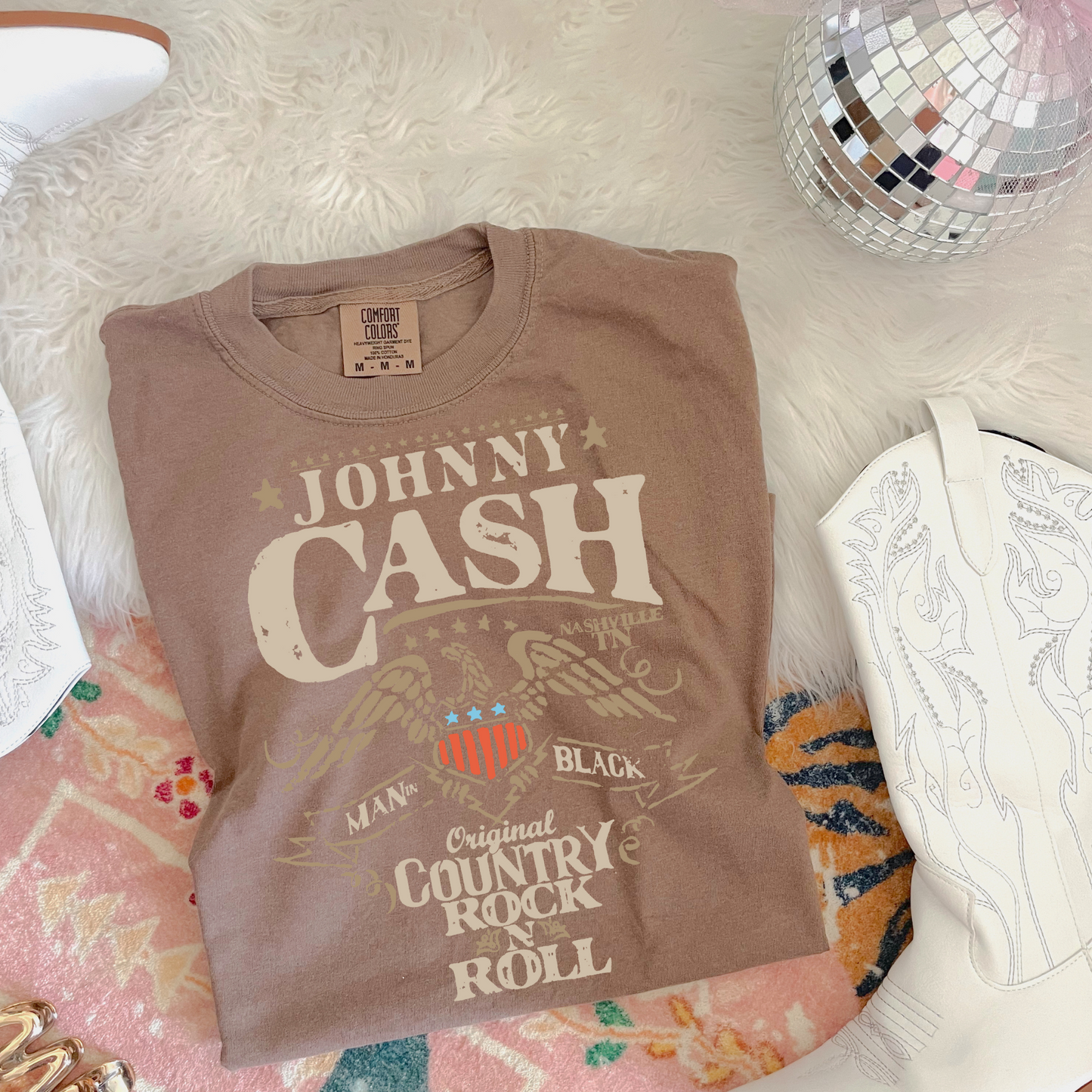 Muted Cash DTF Transfer