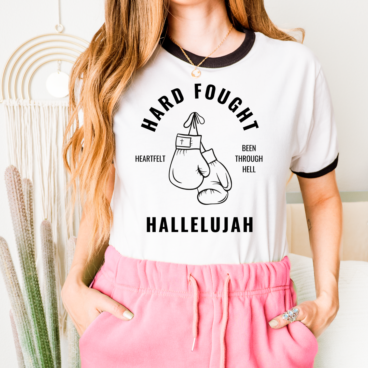 Hard Fought Hallelujah Faith DTF Transfer