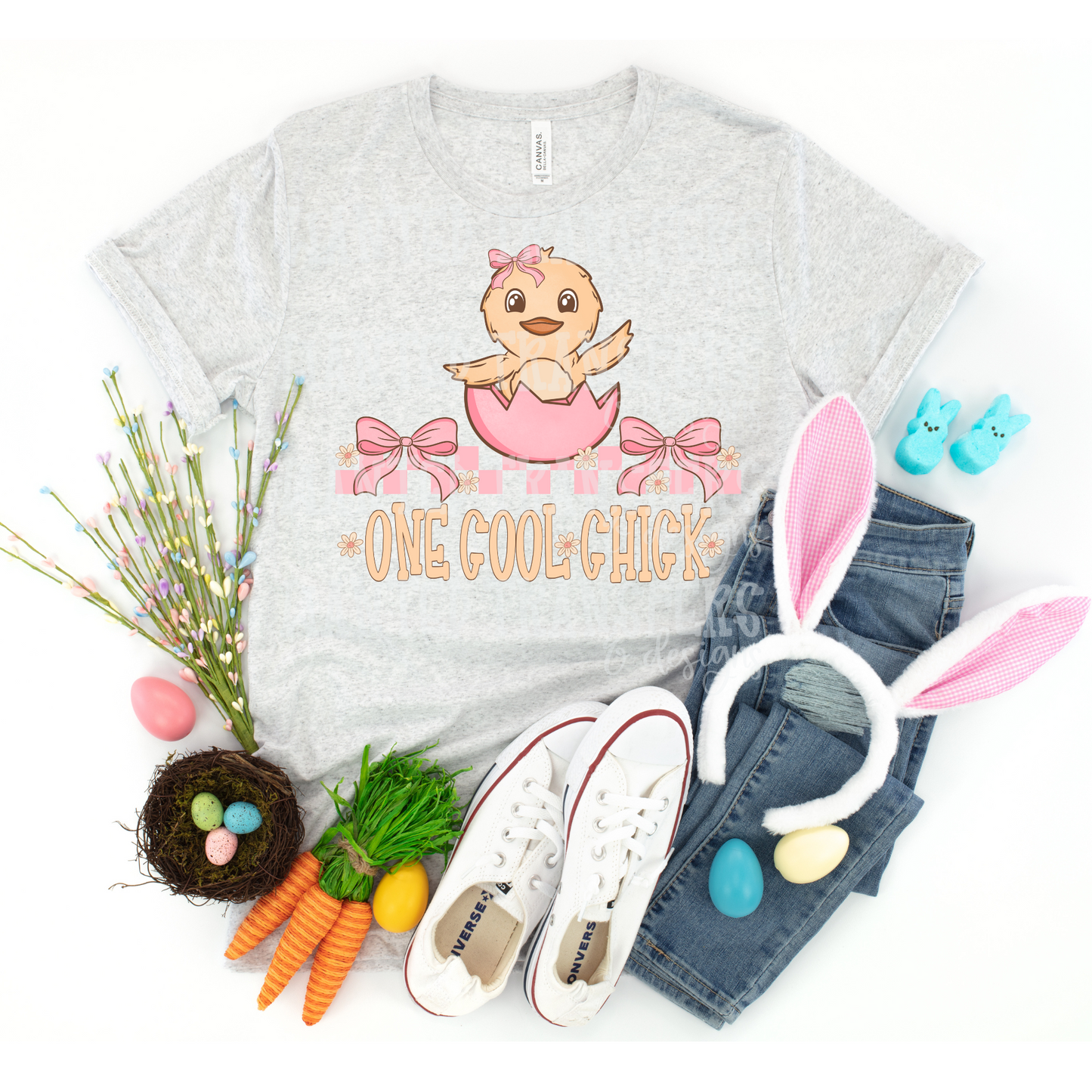Retro One Cool Chick Exclusive Sublimation Transfer